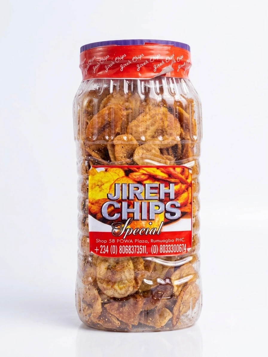 Jireh Chips Special Ripe 1.5Ltr.Jar — Buy online at Fresh Mart