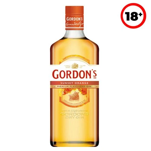 Gordons Sunset Orange Dry Gin 750Ml — Buy online at Fresh Mart