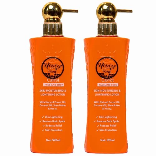 Honey Tone Face And Body Carrot 520Ml — Buy online at Fresh Mart
