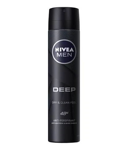 Nivea Men Deep 48H Body Spray 200Ml — Buy online at Fresh Mart