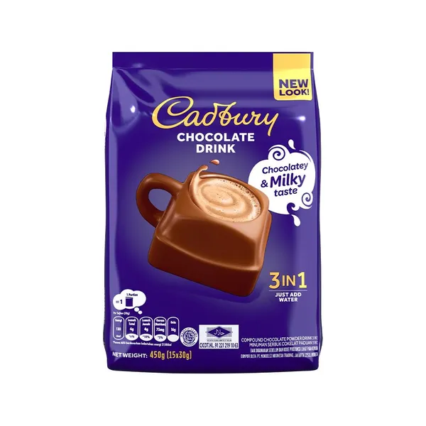 Cadbury Hot Chocolate Drink 3In1 8X450G