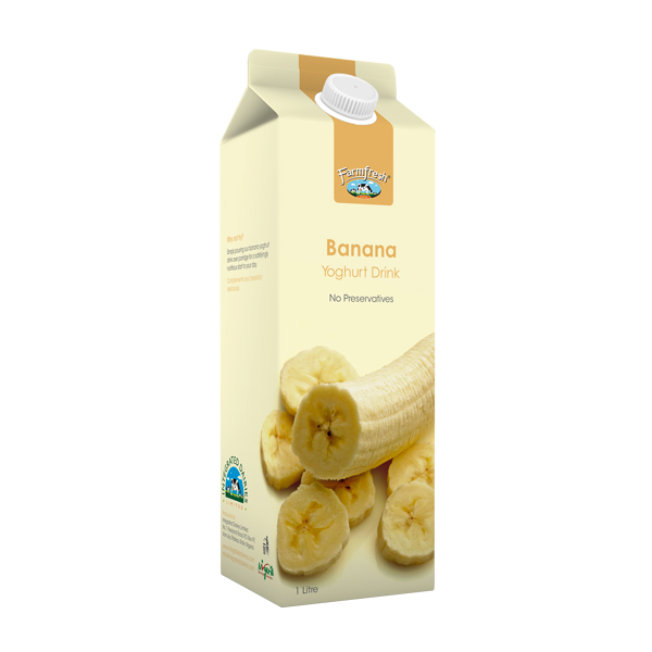 Farmfresh Banana Yoghurt 1Lt — Buy online at Fresh Mart
