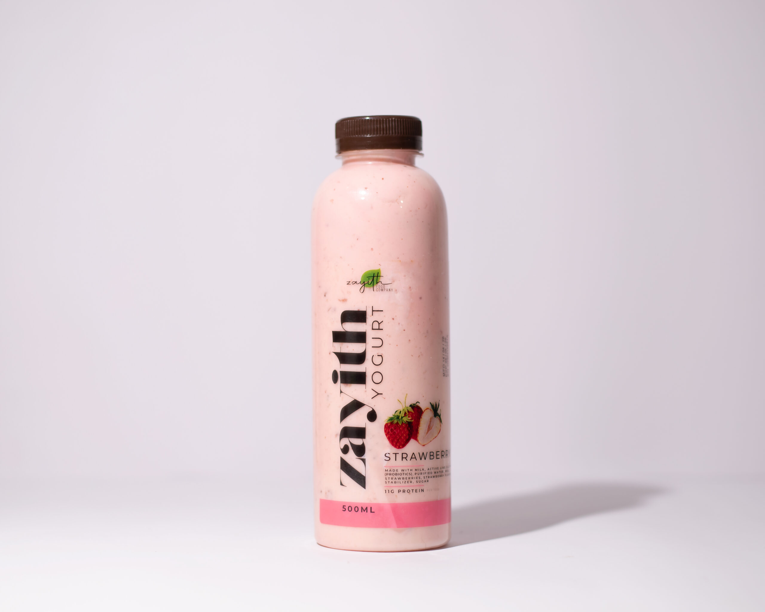 Zayith Yoghurt Strawberry 500Ml — Buy online at Fresh Mart