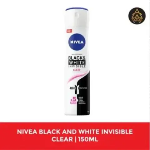 Nivea Black & White Invisble Clear Body Spray — Buy online at Fresh Mart