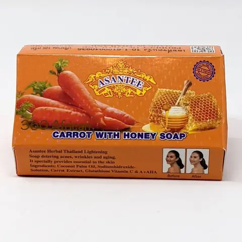 Asantee Soap Carrot With Honey 250G — Buy online at Fresh Mart