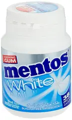 Mentos White Chewing Gum Sweet Mint 38Pcs — Buy online at Fresh Mart