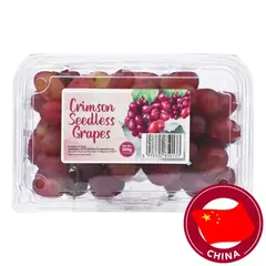 Core Crimson Seedless Red Grape 500G — Buy online at Fresh Mart