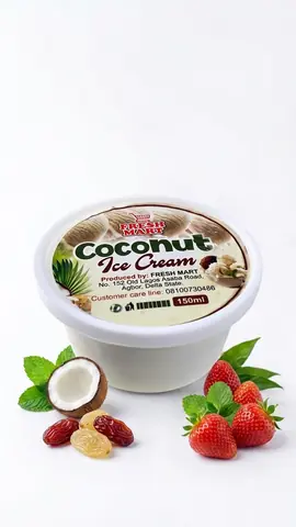 FM Coconut Ice Cream 150ML — Buy online at Fresh Mart