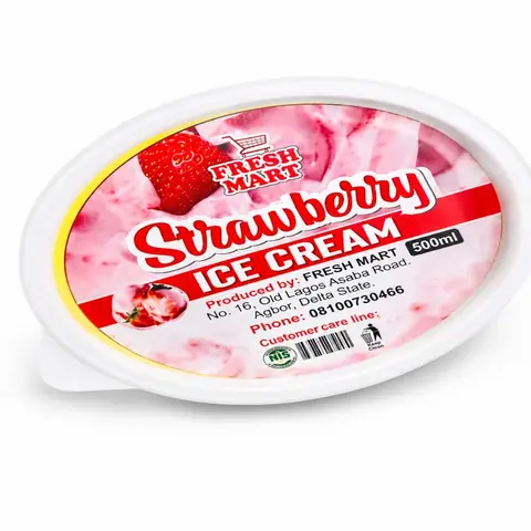FM Strawberry Ice Cream 500Ml