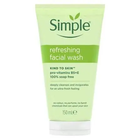 Simple Refreshing Facial Wash Tube 150ML