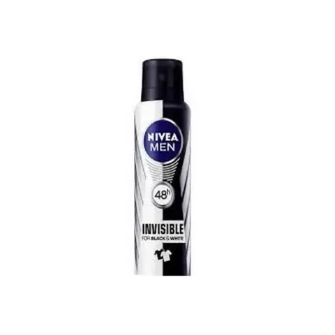 Nivea Men Black & White Invisinble Body Spray 200Ml — Buy online at Fresh Mart