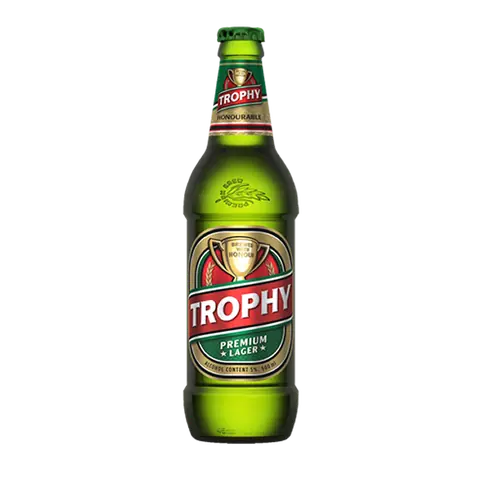 Trophy Premium Lager Beer 600Ml — Buy online at Fresh Mart