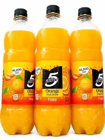 5Alive Orange Fruit Drink Pulpy 85Cl
