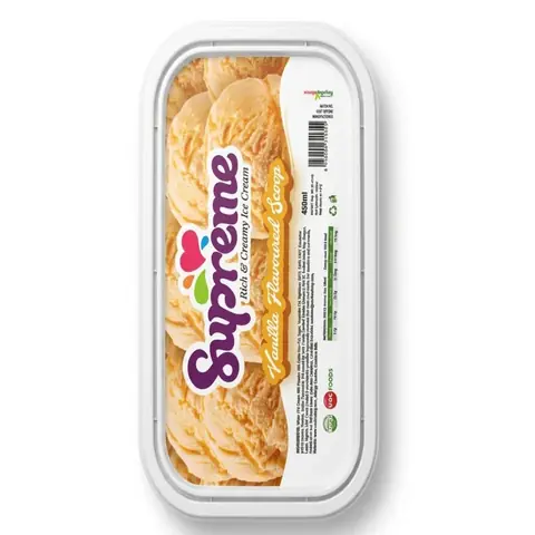 Uac Ice Cream Vanilla 12X450Ml