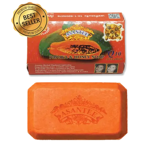 Asantee Papaya And Honey Soap 124G