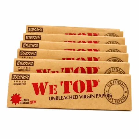 We Top Luxury Brown Papers- King Size Slim