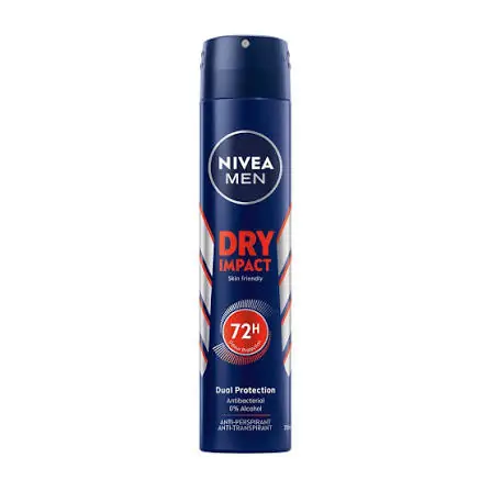 Nivea Men Dry Impact Body Spray 200Ml — Buy online at Fresh Mart