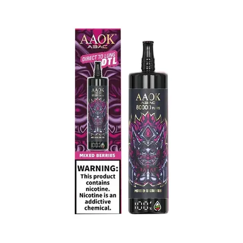 Aaok Direct To Lung Strawberry Bubble Gum 80000 Puff Vape — Buy online at Fresh Mart