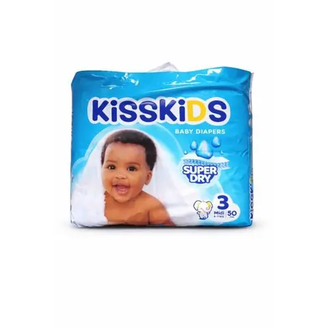 Kisskids Diaper Jumbo Size 3 Midi 4-9KG (96Pcs) — Buy online at Fresh Mart