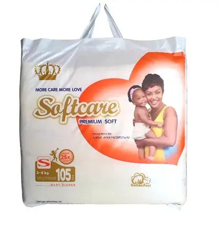 Softcare Premium Diaper (Jumb0 -S) 3X3-8KG (105Pcs — Buy online at Fresh Mart