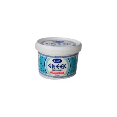 L&Z Greek Yoghurt Sweetened 10X500Ml — Buy online at Fresh Mart