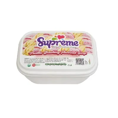 Uac Ice Cream Vanilla /Strawberry 12X450Ml